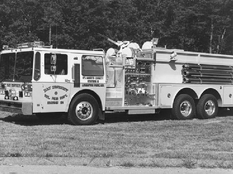 Engine 31 (Before rehab with enclosed cab)
1985 Hendrickson - E-One